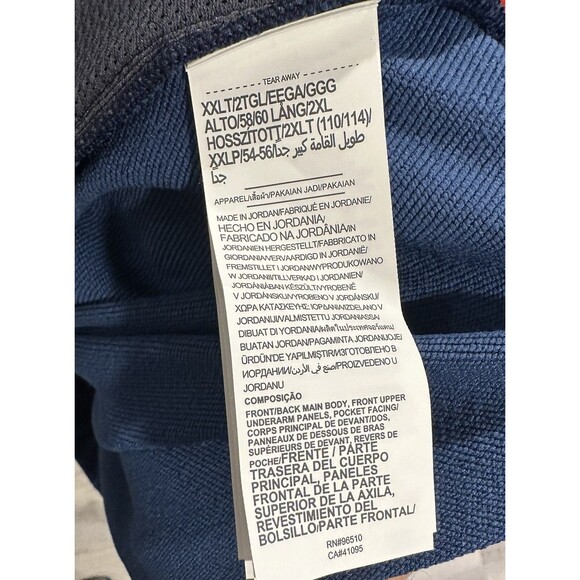 Under Armour Lightweight Full Zip Up Cold Gear Loose XXLT Jacket Blue NWT - Picture 5 of 15